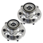 2X Front Wheel Bearing Hubs for Chevrolet Blazer K1500 K2500 (1988–1994)