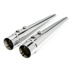 4" Megaphone Dual Exhaust Pipes for Harley Street Road Glide (1995–2016)
