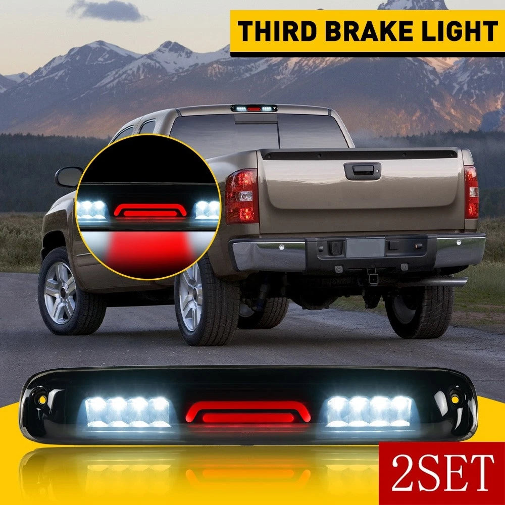 Set of 2 LED Third Brake Cargo Lamps for 1999–2007 Chevy Silverado/GMC Sierra