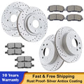 Drilled Rotors & Brake Pads for Nissan Rogue (2014–2017)