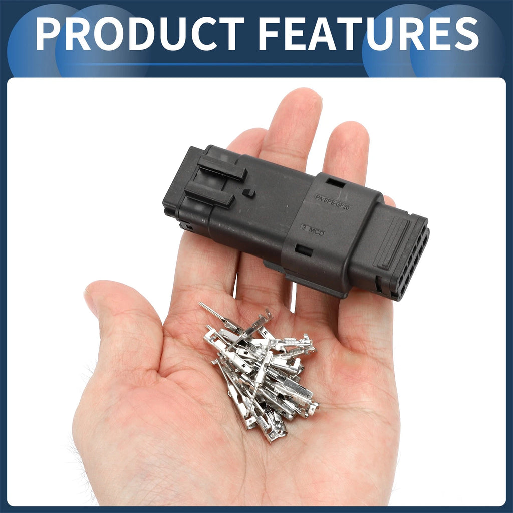 12 Pin Headlight Waterproof Connector Plug for Buick 