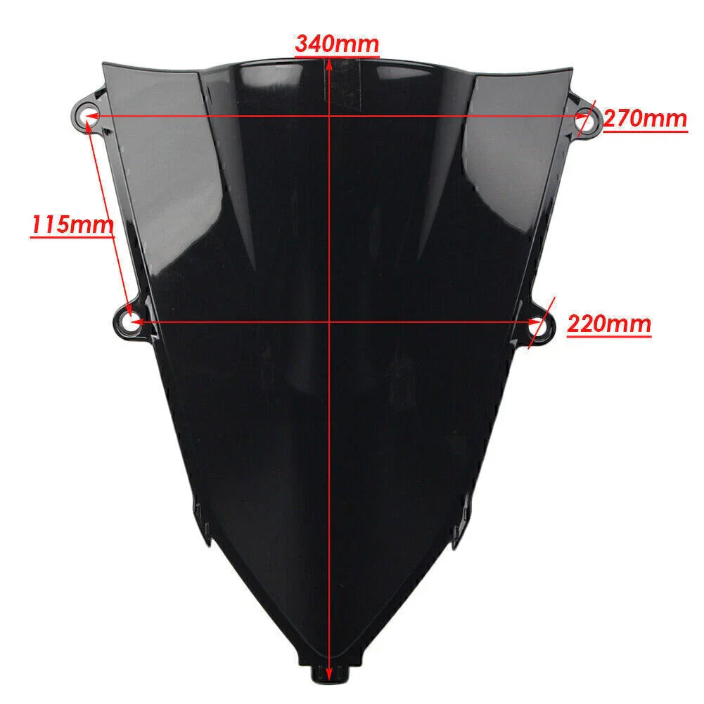 Black Windshield for Honda CBR650R (2019-2023)