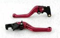 Short Brake Clutch Levers for Kawasaki Z750 Z800 (2007–2014) Red T9