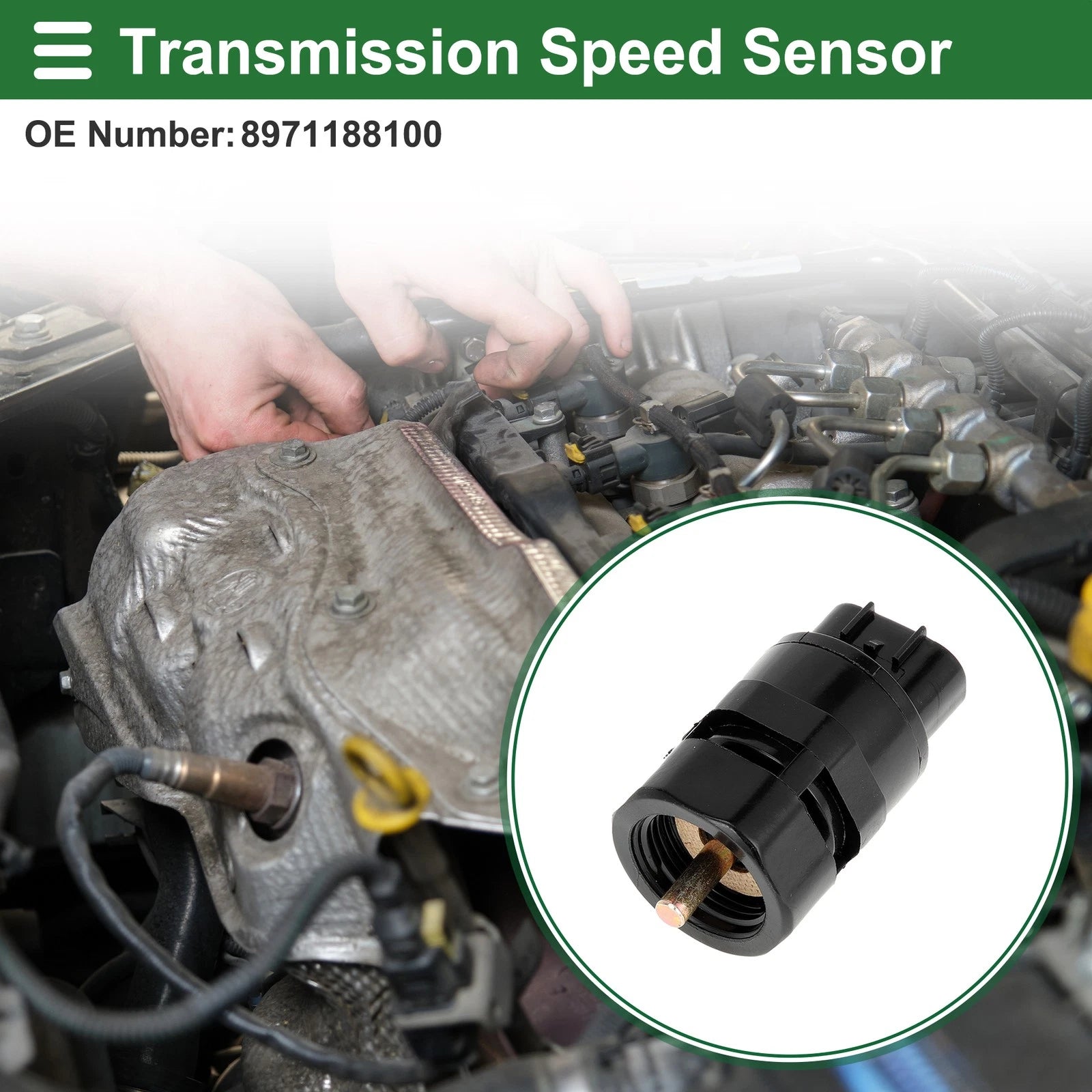 1 Pc Transmission Speed Sensor No. 8971188100 for Isuzu Pickup 1988–1992