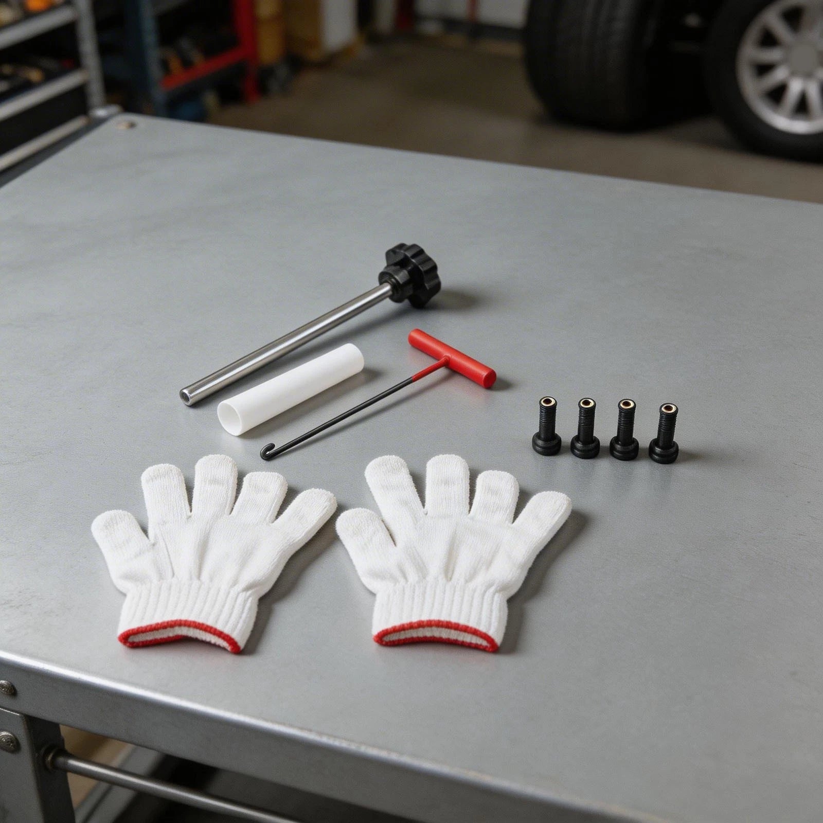 7 Piece Toolkit for Quick Tire Repairs