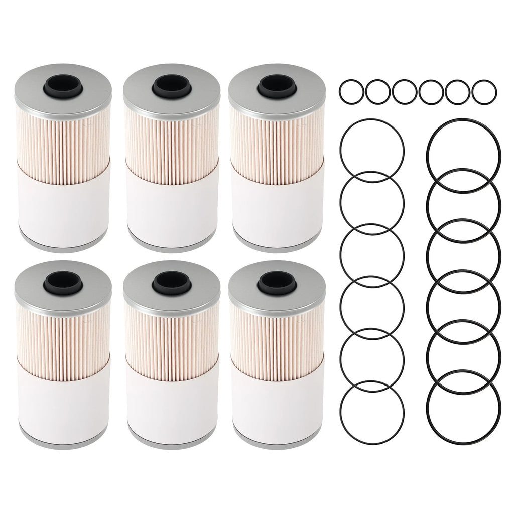 6PCS Fuel Water Separator Filters for Hino Volvo Freightliner (FS19624 PF7895)