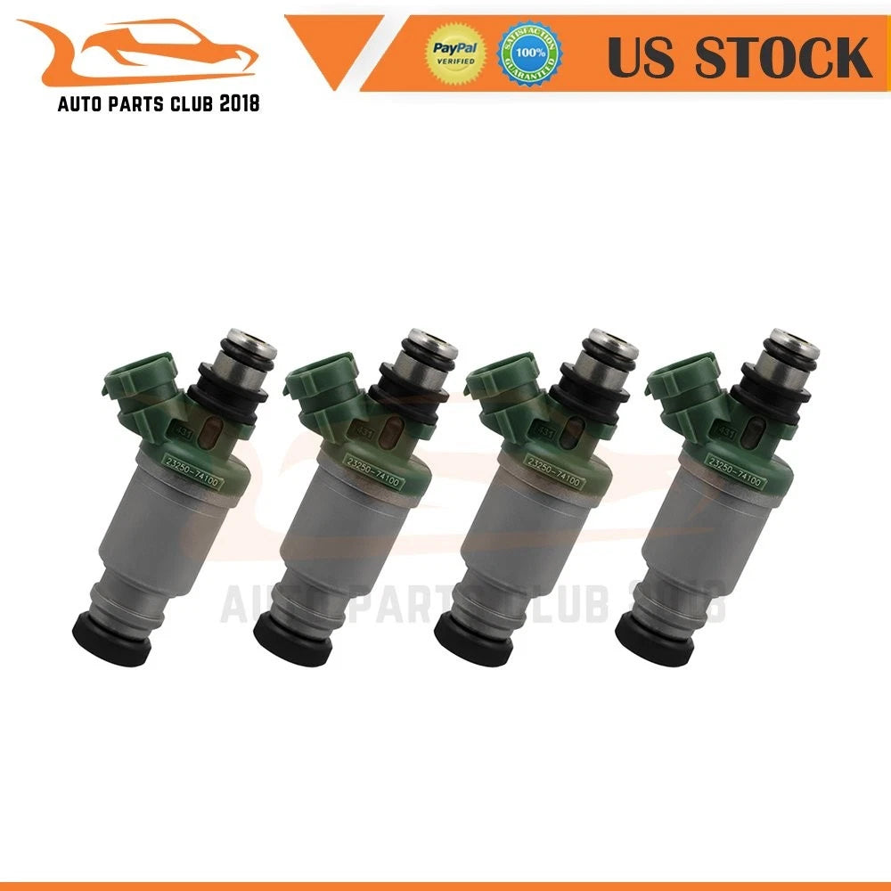 Set of 4 Fuel Injectors for Toyota Camry MR2 Celica Solara (2.2L) 23250-74100