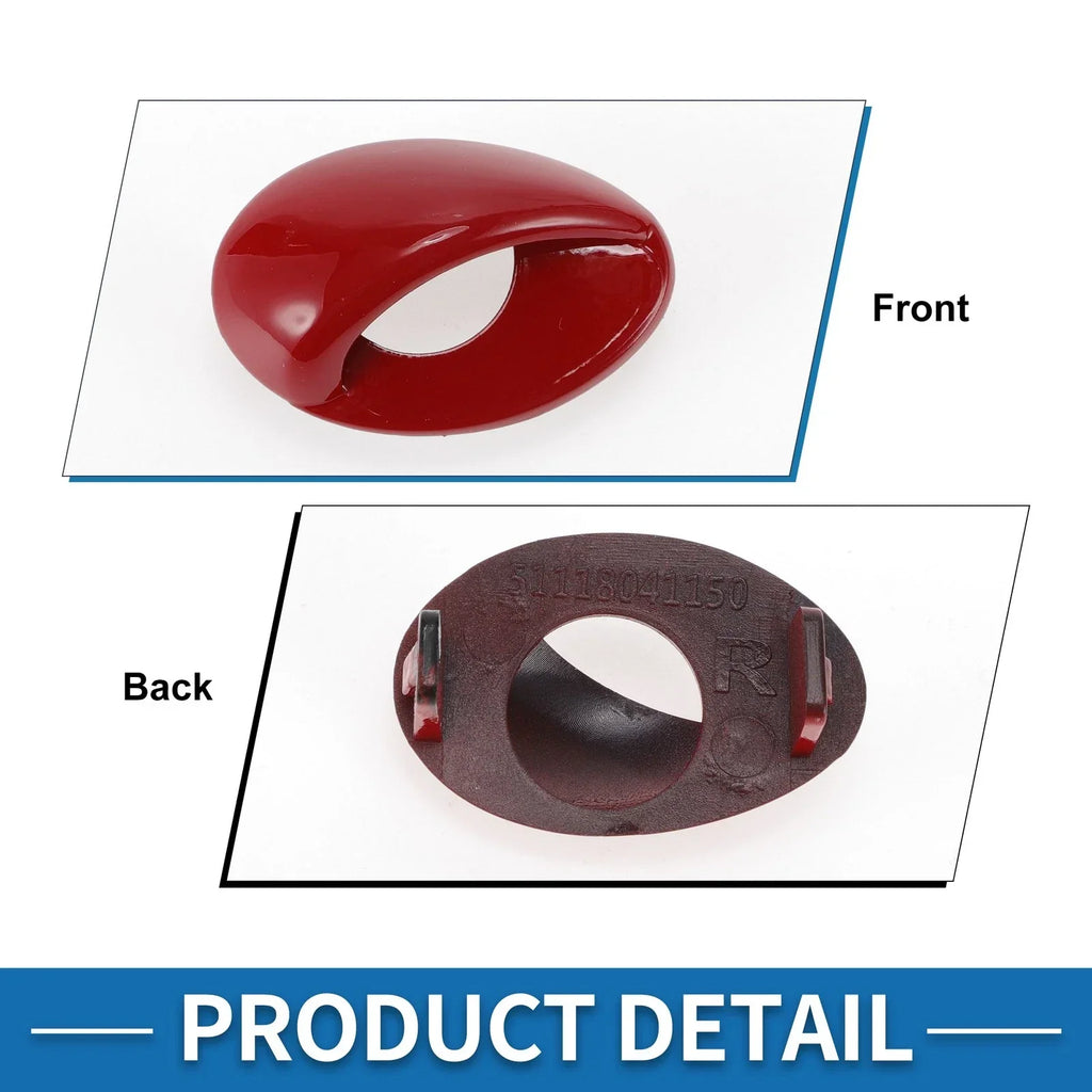 Front Right Bumper Washer Nozzle Cover Cap for BMW M3 Red (2008 - 2013)