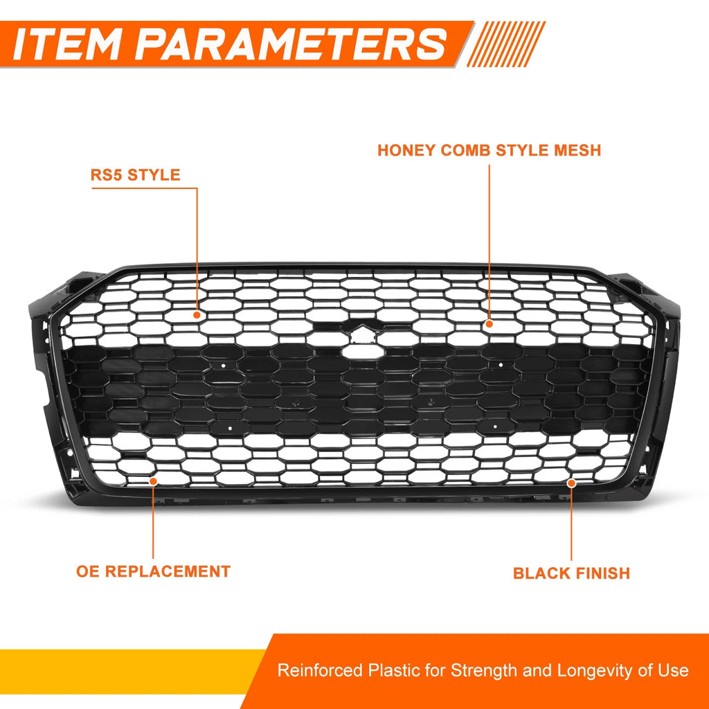 Grille for Infiniti FX35 FX45 (2005) - Sport Package, Horizontal Slats