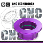 Rear Wheel Spacers Hub Collars for Stark Varg MX (2024–2025) Purple