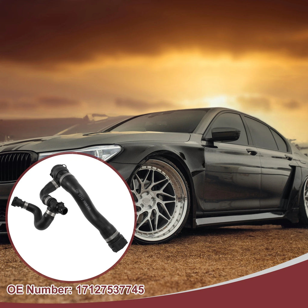 Radiator Coolant Hose for BMW E65 E66 730i 730Li (2000–2008) No. 17127537745 Rubber