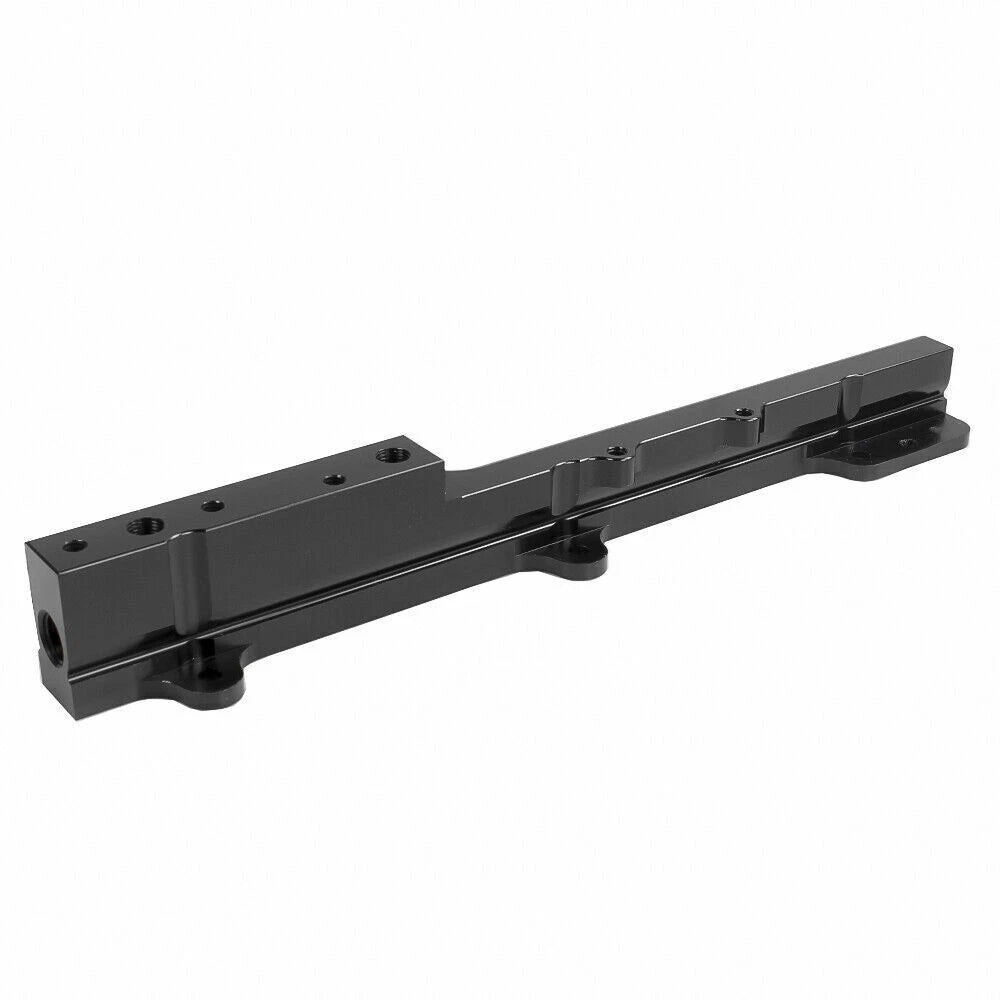 High Flow Fuel Rail Kit for B-Series Motor SI B16 B18 (Aluminum, Black)