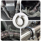 2.25'' Flange Clamp Kit for Turbo Exhaust (Fit Various Models)