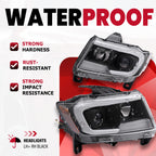 LED DRL Projector Headlights for Jeep Grand Cherokee (2011-2013)