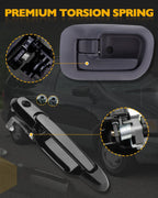 7PCS Door Handle & Liftgate Handle Kit for Toyota Sienna (1998-2003)