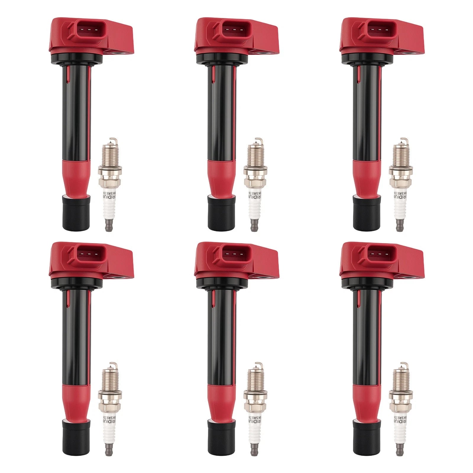 6X Ignition Coil + Spark Plug for Honda Odyssey Acura TL CL V6 (1999–2004) UF242