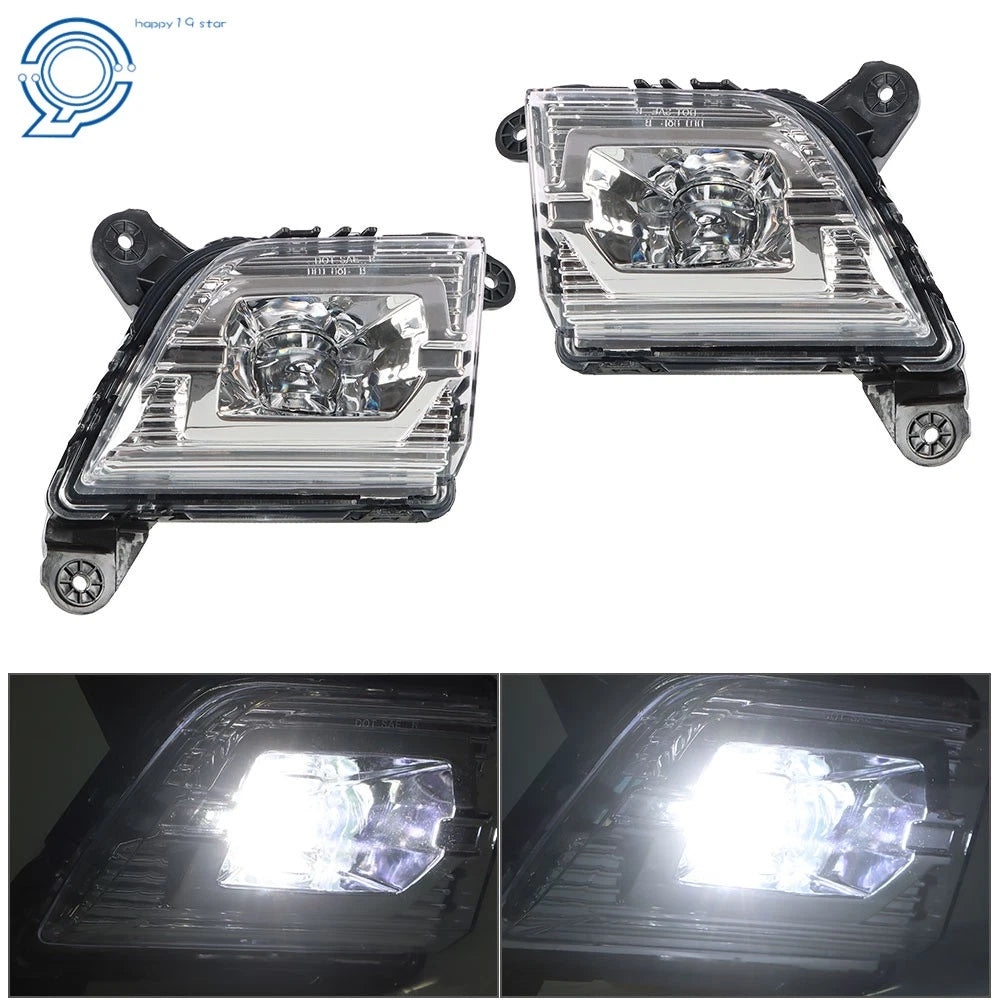 2X LED Fog Lights for Chevy Silverado 1500 (2019–2020)
