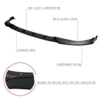 Front Bumper Lip Splitter Diffuser for BMW 330i 330e M340i G20 (2019–2020)