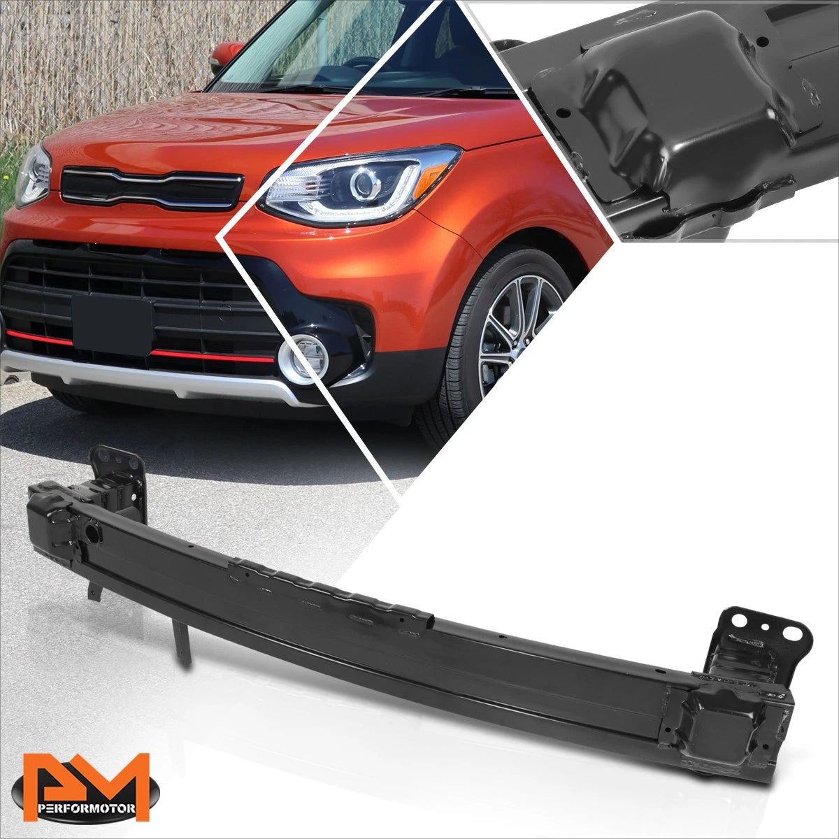 Front Bumper Reinforcement Impact Absorber for Kia Soul (2018–2019)
