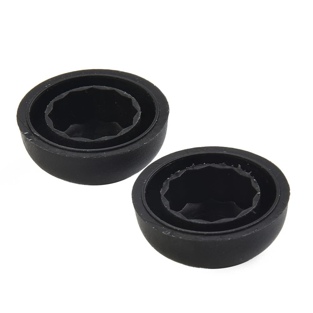 2X Black ABS Windshield Wiper Cap for Ford Flex Edge MKT MKX (OEM)