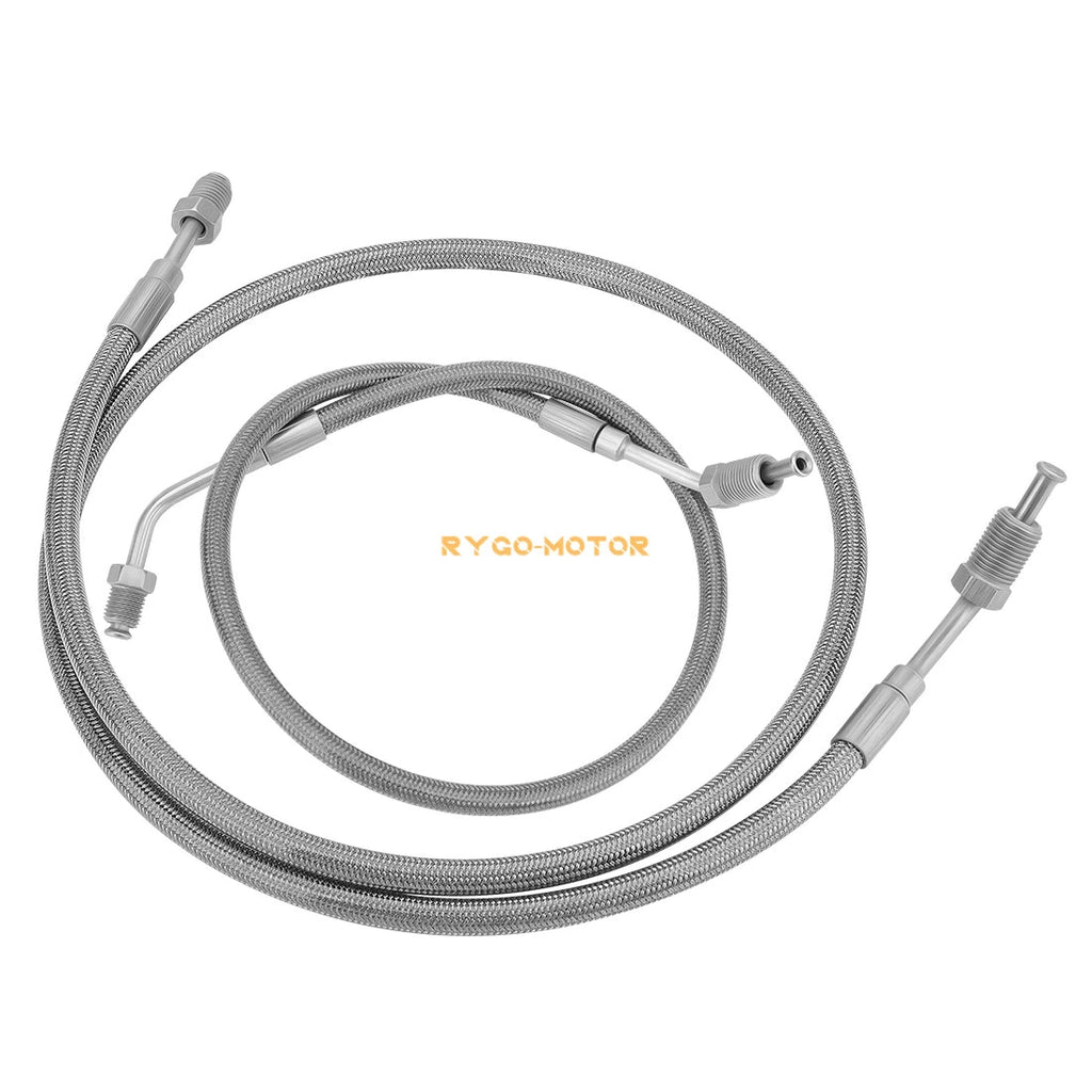 Set of 2 Brake Hose Lines 1910484 1910485 for Polaris Ranger TM 650 425 (2006–2010)
