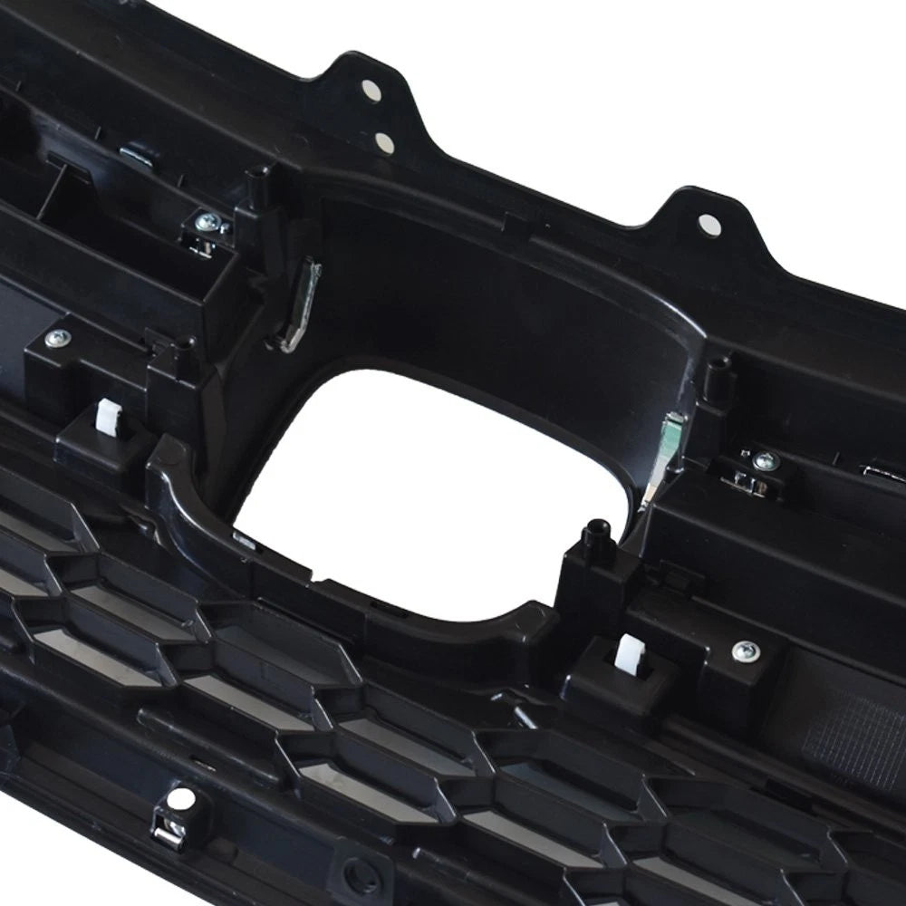 Front Grille Upper & Lower Trim for Honda CR-V (2015-2016) Black Chrome