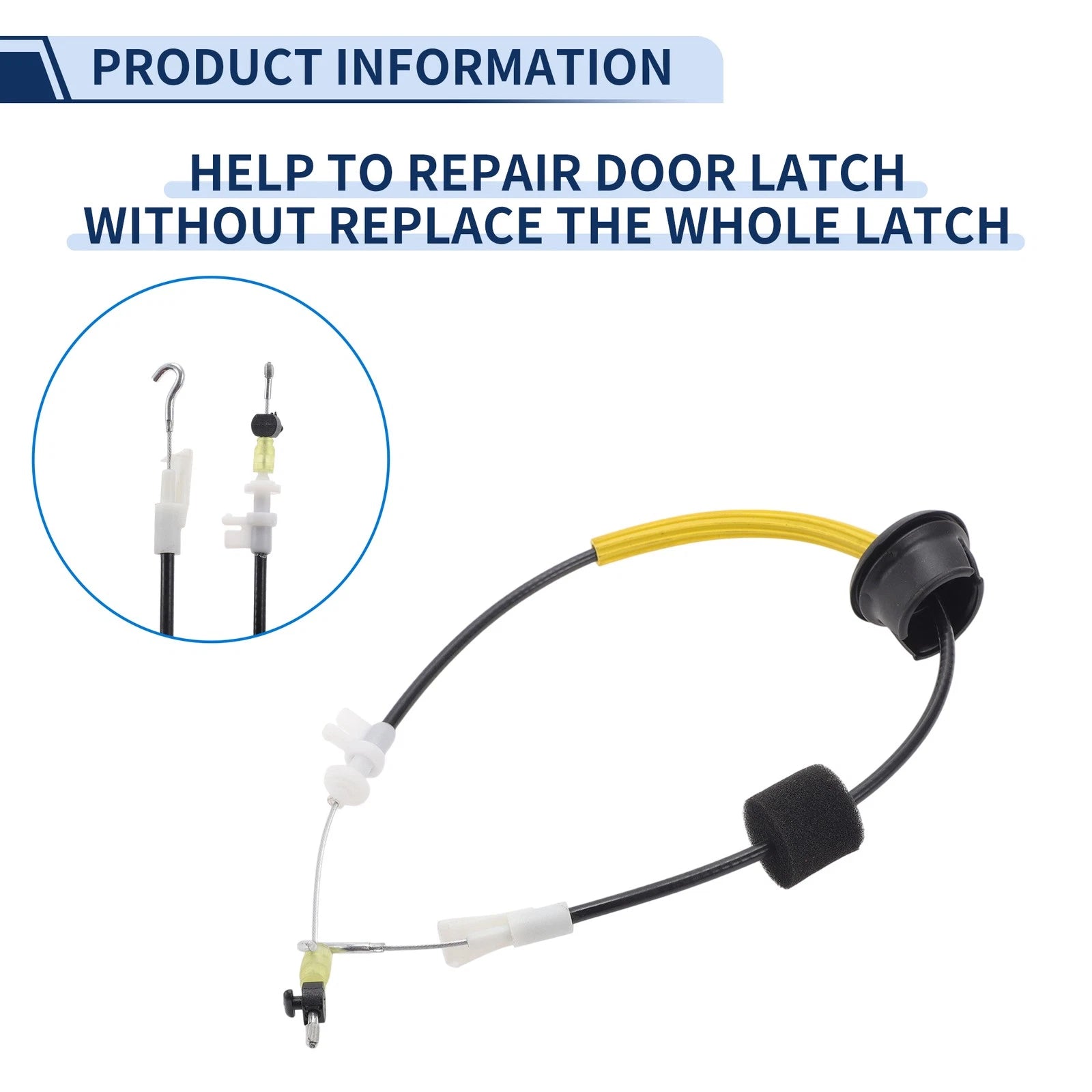 Door Latch Cable No. 8R0837085C for Audi Q5 (2005–2017) Front Left