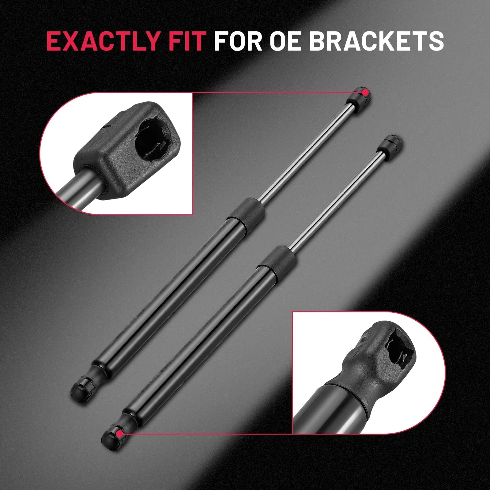 2X Front Hood Lift Support Gas Strut Dampers for Lexus LS430 (2001–2006) 6236