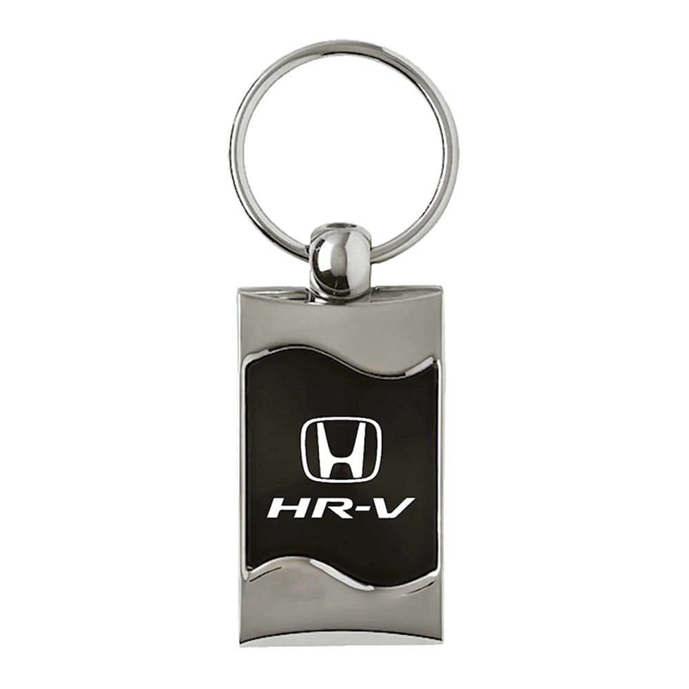 Black Rectangular Wave Keychain - Officially Licensed for Honda HR-V