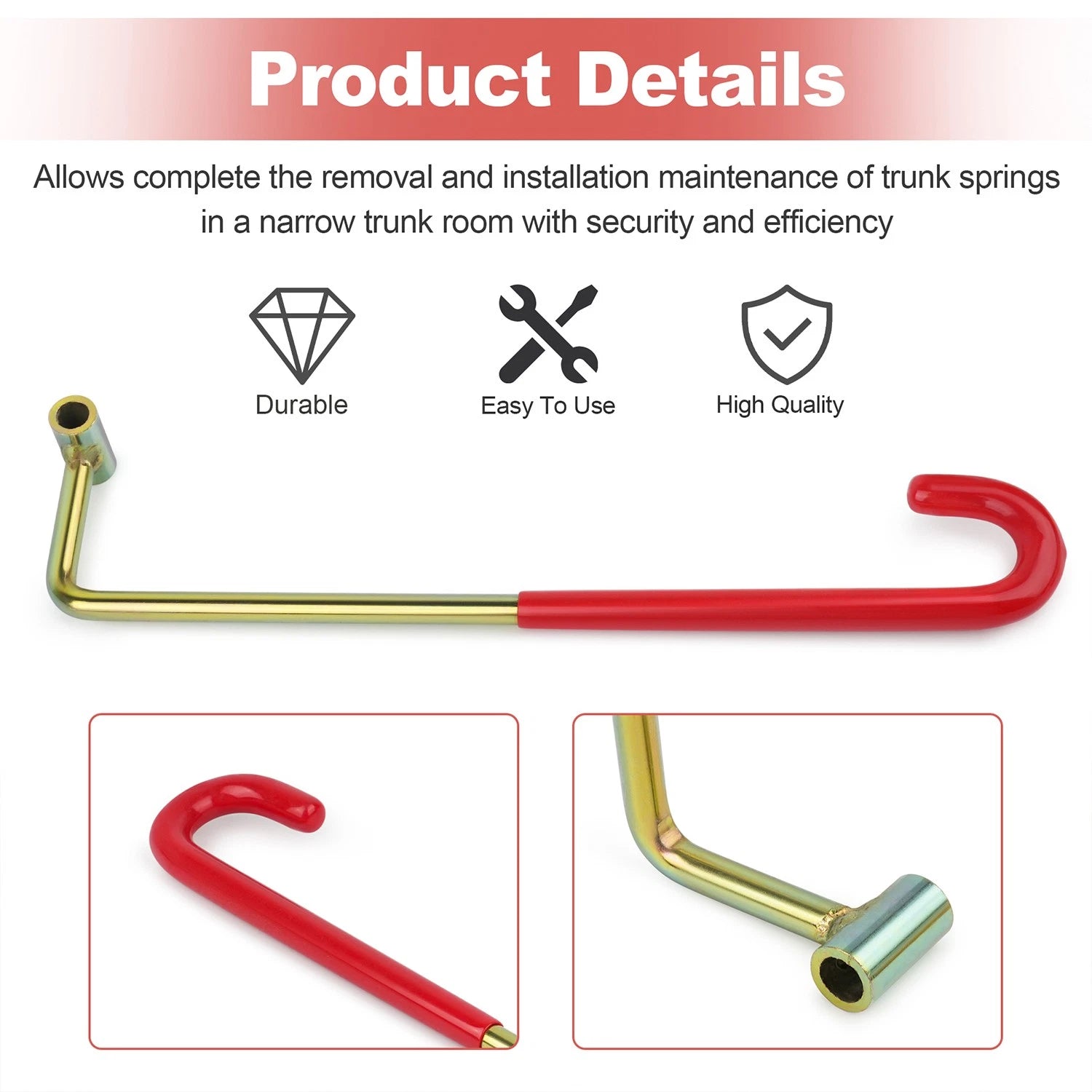 Trunk Lid Spring Tool 90° for Honda Acura (2007–2007) 07AAZ-S0KA100 07AAZS0KA100
