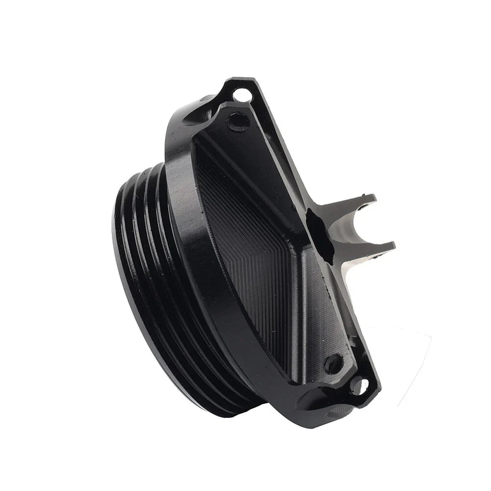 Black Engine Oil Filler Cap Cover for Kawasaki Z750 ZX6R ZX636 ZX10R (2004-2023)
