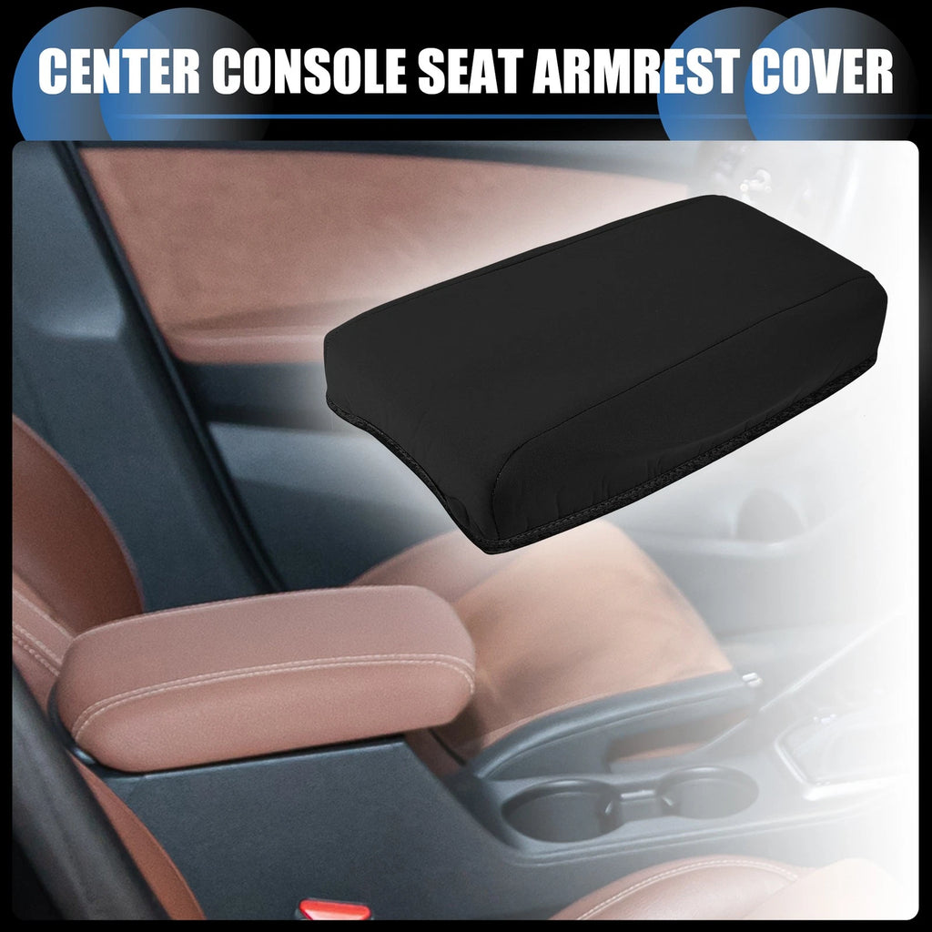 Armrest Protector Cover Pad for Hyundai Tucson (2015–2018) Black 1 Pc