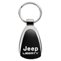 Black Teardrop Keychain - Officially Licensed for Jeep Liberty