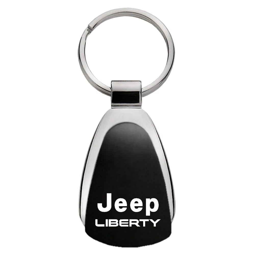 Black Teardrop Keychain - Officially Licensed for Jeep Liberty