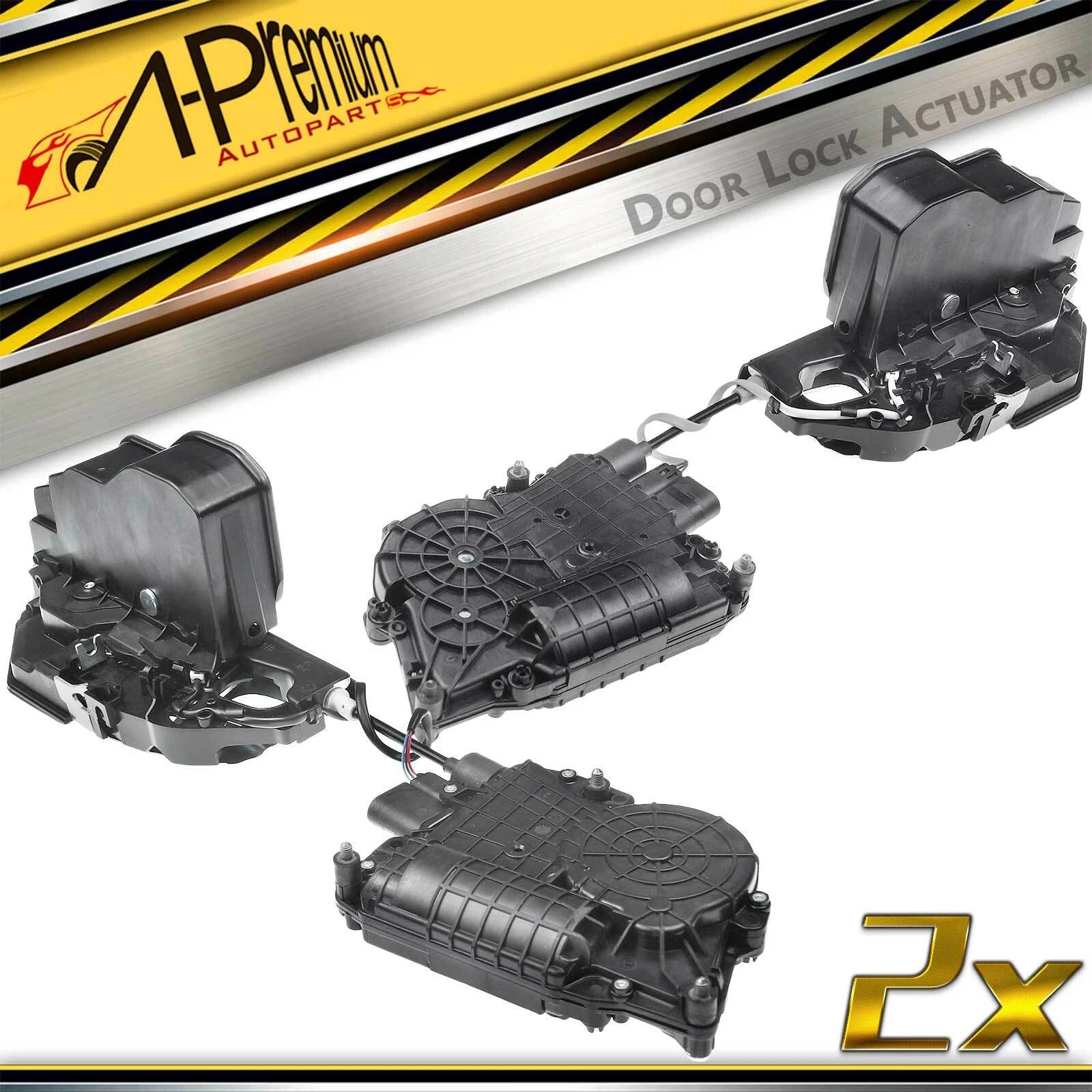 2X Rear Door Lock Actuator for BMW 528i 535i 550i (2011–2016)