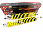 400mm Yellow/Chrome JBS Rear Shock Absorbers for Suzuki DR400
