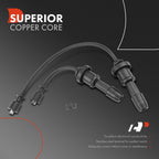 2X Spark Plug Wire Set for Hyundai Sonata, Santa Fe, Kia Optima (2006–2010)