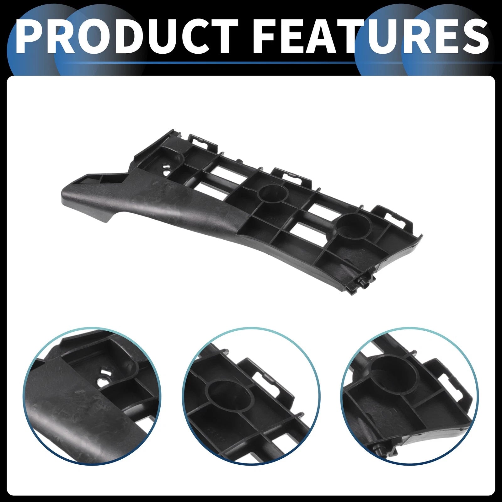 1pc Left Front Bumper Retainer Bracket No. 5211647020 for Toyota Prius (2010–2015)