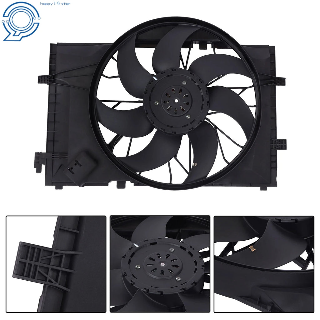 Radiator Cooling Fan Assembly for Mercedes-Benz C230 C240 C280 C320 C350
