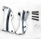 4-Point Chrome Docking Hardware Kit for Harley Touring Road King Glide (2014–2017)