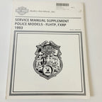 Service Manual Supplement for Harley-Davidson FLHTP FXRP (1993) 99483-93SP