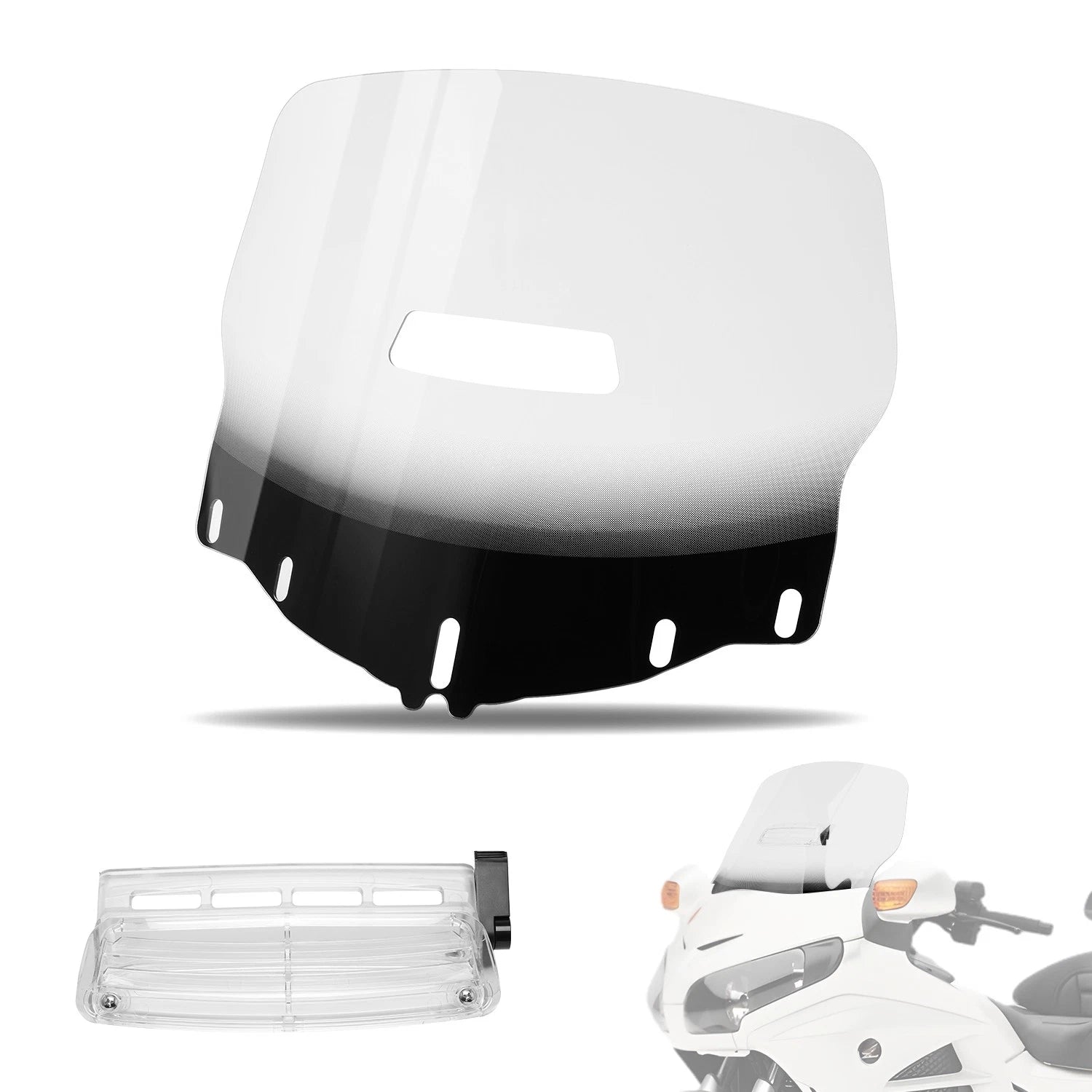 Windshield Screen Protector with Air Vent for Honda Goldwing GL1800 (2001–2017)