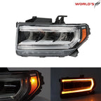 Full LED Headlight for GMC Acadia SL/SLE (2020–2023) Chrome Housing Left