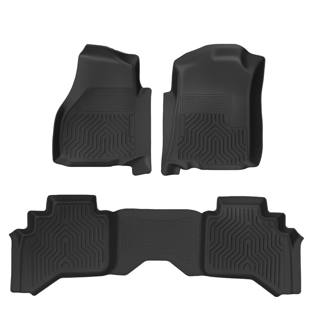 All-Weather TPE Floor Mats for Dodge Ram 1500/2500/3500 (2002–2023)