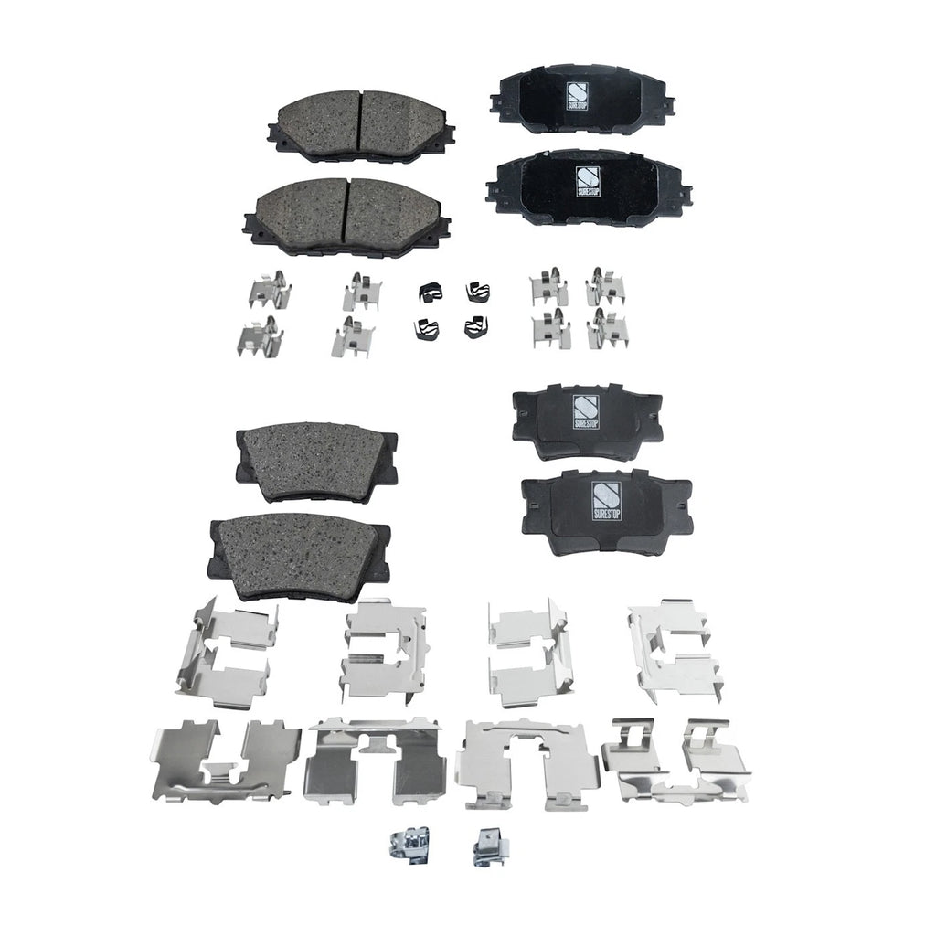 Ceramic Brake Pad Set for Pontiac Vibe (2009–2010) AWD, GT Trims
