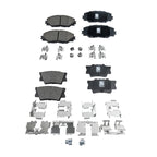 Ceramic Brake Pad Set for Pontiac Vibe (2009–2010) AWD, GT Trims