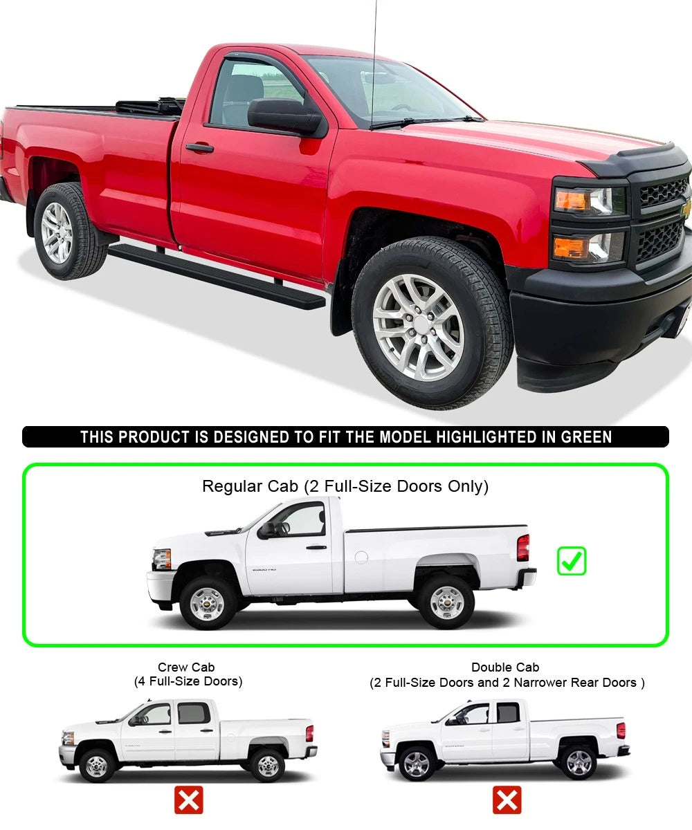 5in Wheel to Wheel Boards for Silverado Sierra (2007-2018)