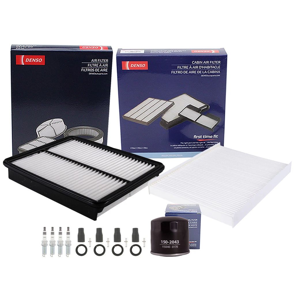 Tune Up Kit with 4 Spark Plugs & Boots for Santa Fe Sorento (L4 Theta II)
