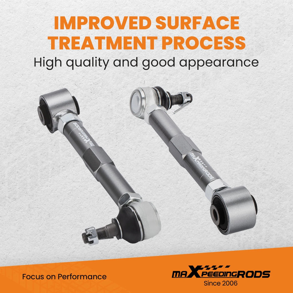 2X Adjustable Rear Toe Control Arms for Lexus IS300 GS300 GS400 GS430 (1999–2005)