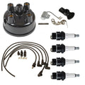 Tune-Up Kit with Spark Plugs, Wiring Set & Distributor Cap for Ford/New Holland